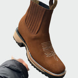 Kožené cowboyské topánky