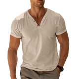 Camisa Henley - Úzky Strih Pohyb