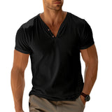 Camisa Henley - Úzky Strih Pohyb