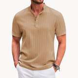 Henley košeľa - Krátky zapínací placket