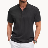 Henley košeľa - Krátky zapínací placket