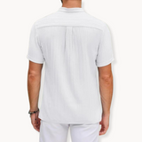 Henley košeľa - Krátky zapínací placket