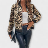 Raquel - Elegantný Leopardí Kabát